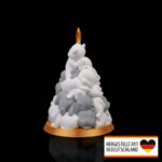 Tischlampe „Bären-Christbaum“ – 3D-Druck Made in Germany | Teelichthalter