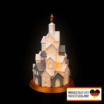 Tischlampe „Weihnachtsdorf-Tannenbaum“ – 3D-Druck Made in Germany | Teelichthalter