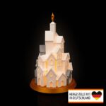 Tischlampe „Weihnachtsdorf-Tannenbaum“ – 3D-Druck Made in Germany | Teelichthalter