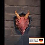 Wanddeko Feuerdrachen Trophäe - Mystische Aura für Dein Zuhause
