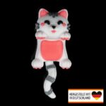 Ohrring Katze - Magnetisches Designwunder