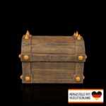 Kartenbox der gefräßigen Schatztruhe - Dein magischer Ordnungshelfer