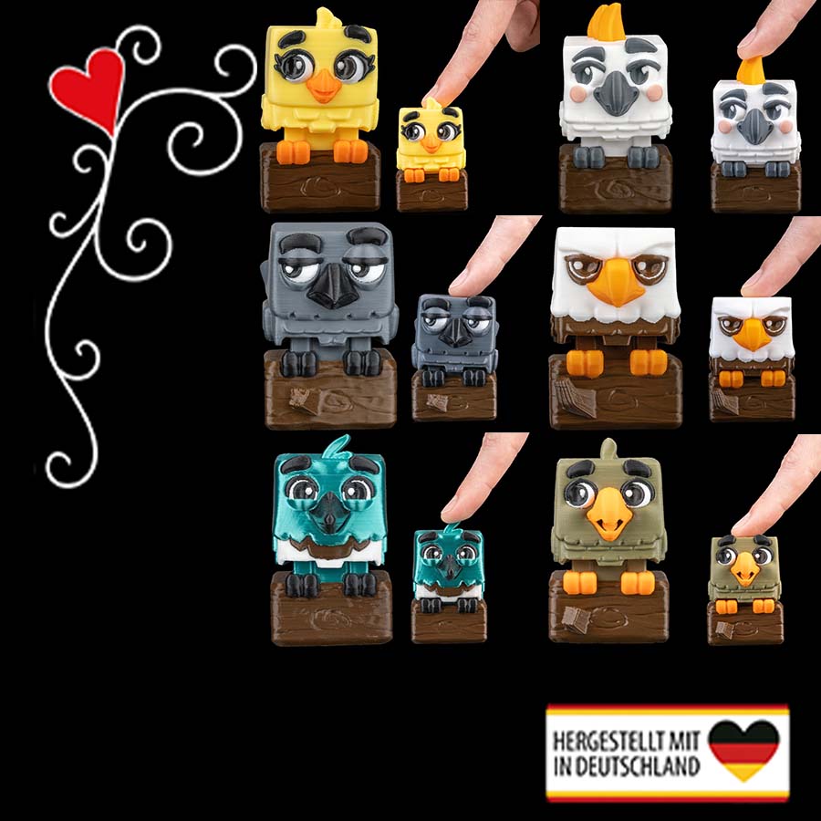 Figurenset Die klicker Schnabelbande - Dein tierisches Abenteuer