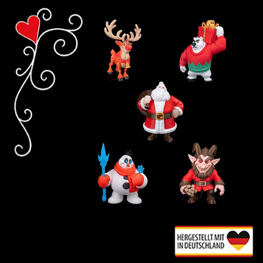 Figurenset Weihnachtsfreunde - Magische Wintermomente