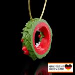 Weihnachtsbaumschmuck bissiger Kranz - Festlicher Hingucker