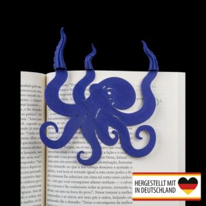 Lesezeichen in Krakenform als kreativer Lesebegleiter