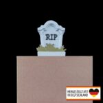 Lesezeichen Das Bücherskelett - Dein schauriger Buchwächter