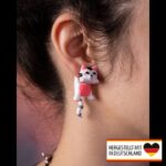 Ohrring Katze - Magnetisches Designwunder