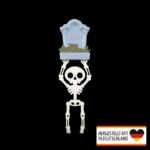 Lesezeichen Das Bücherskelett - Dein schauriger Buchwächter