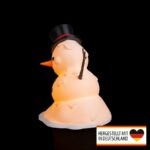Weihnachten- der glückliche Schneemann- LED Teelichthalter - Dein stimmungsvoller Begleiter