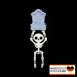 Lesezeichen Das Bücherskelett - Dein schauriger Buchwächter