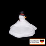 Tassenuntersetzer Schmelzi der Schneemann - Dein winterlicher Tischbegleiter