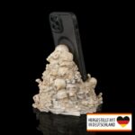 Totenkopf Handyhalter Totenkopf Thron - Majestätischer Blickfang für dein Handy