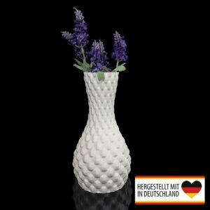 Elegante Vase in Diamantform als einzigartiger Blickfang