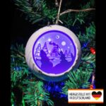 Weihnachtsbaumschmuck für die Lichterkette 3er Set - Magische Lichtkugeln