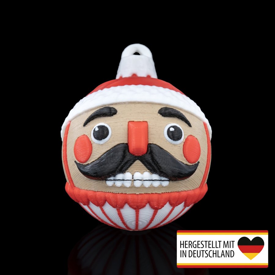 Weihnachtsbaumschmuck Nussknacker Kugel - Tradition trifft Moderne