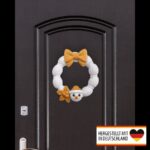 Türkranz Weihnachten der frostige Schneemann - Winterlicher Zauber für Dein Zuhause