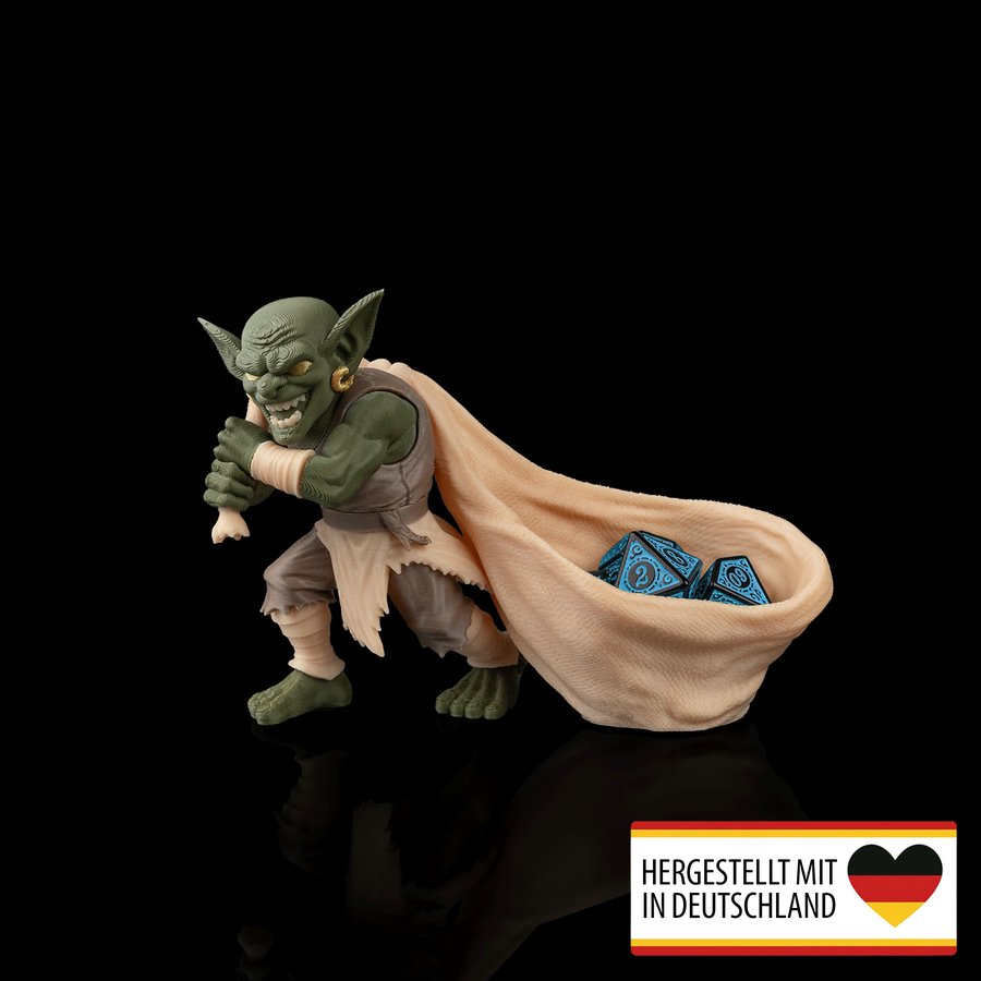Würfelaufbewahrung Schurkenbeutel des Goblins - Magischer Schatzhalter